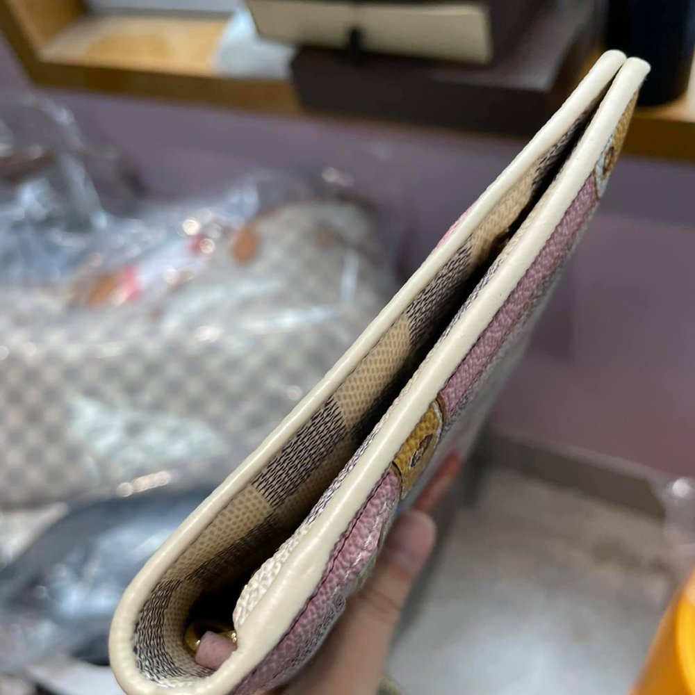 Authentic Louis Vuitton Azur wallet on chain trunk - Picture 10 of 12